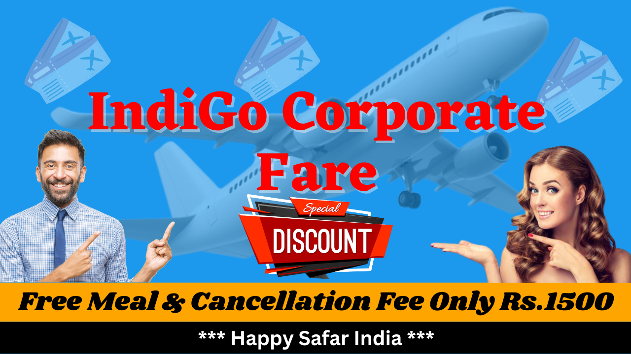 Book IndiGo Corporate Fare from Happy Safar India